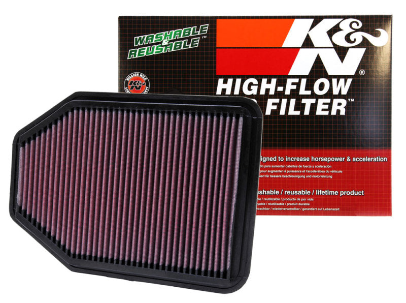 K&N High-Performance Drop-In Air Filter for 2007 - 2018 Jeep Wrangler Models