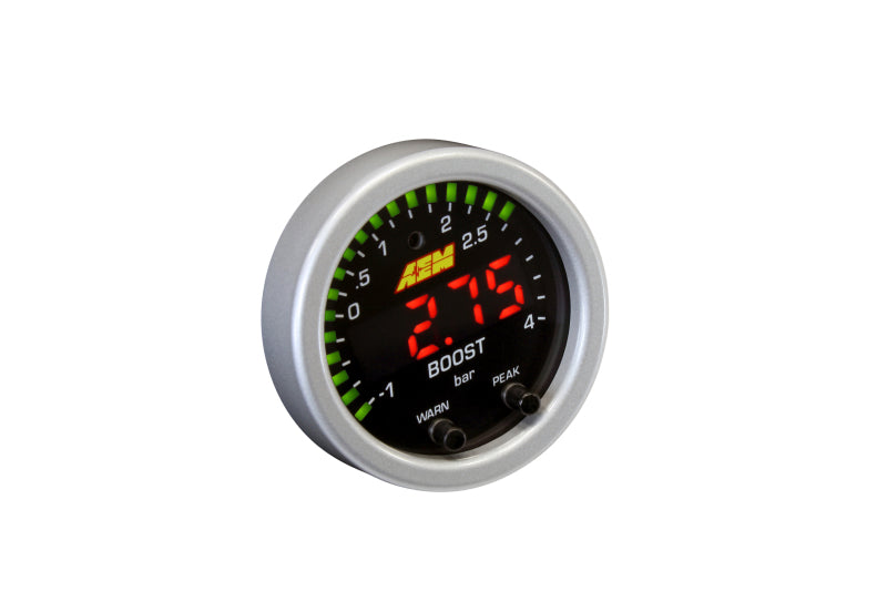 AEM X-Series Boost Pressure -30inHg 60psi Gauge Kit: Unleash Your Engine's Potential!