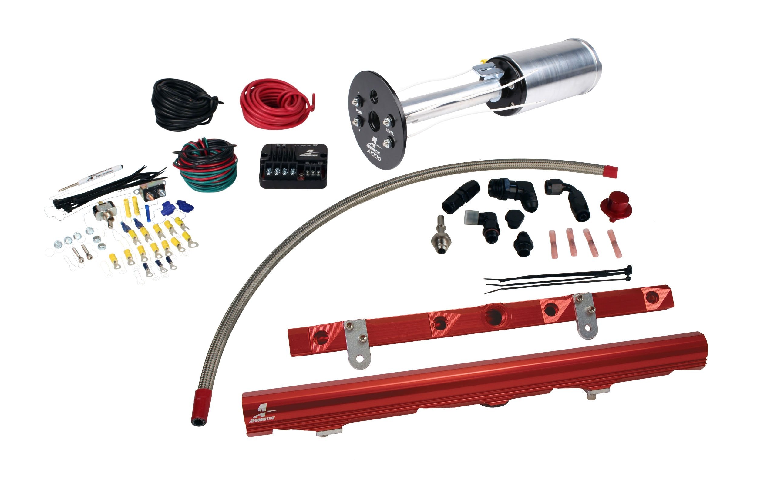 Aeromotive EFI System for C6 Corvette - A1000 with LS - 2 Rails & Misc Fittings