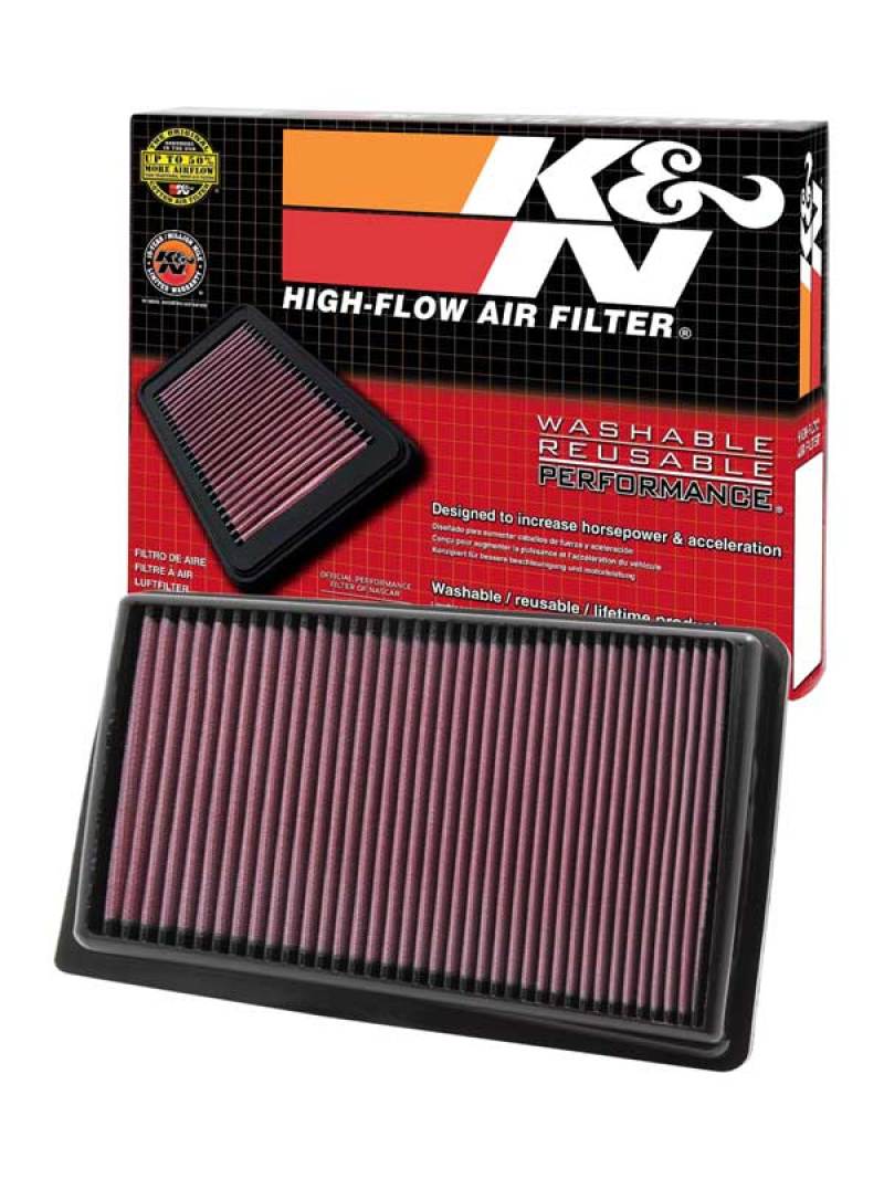 K&N High-Performance Drop-In Air Filter for 2009 Hyundai Genesis 4.6L V8 and More