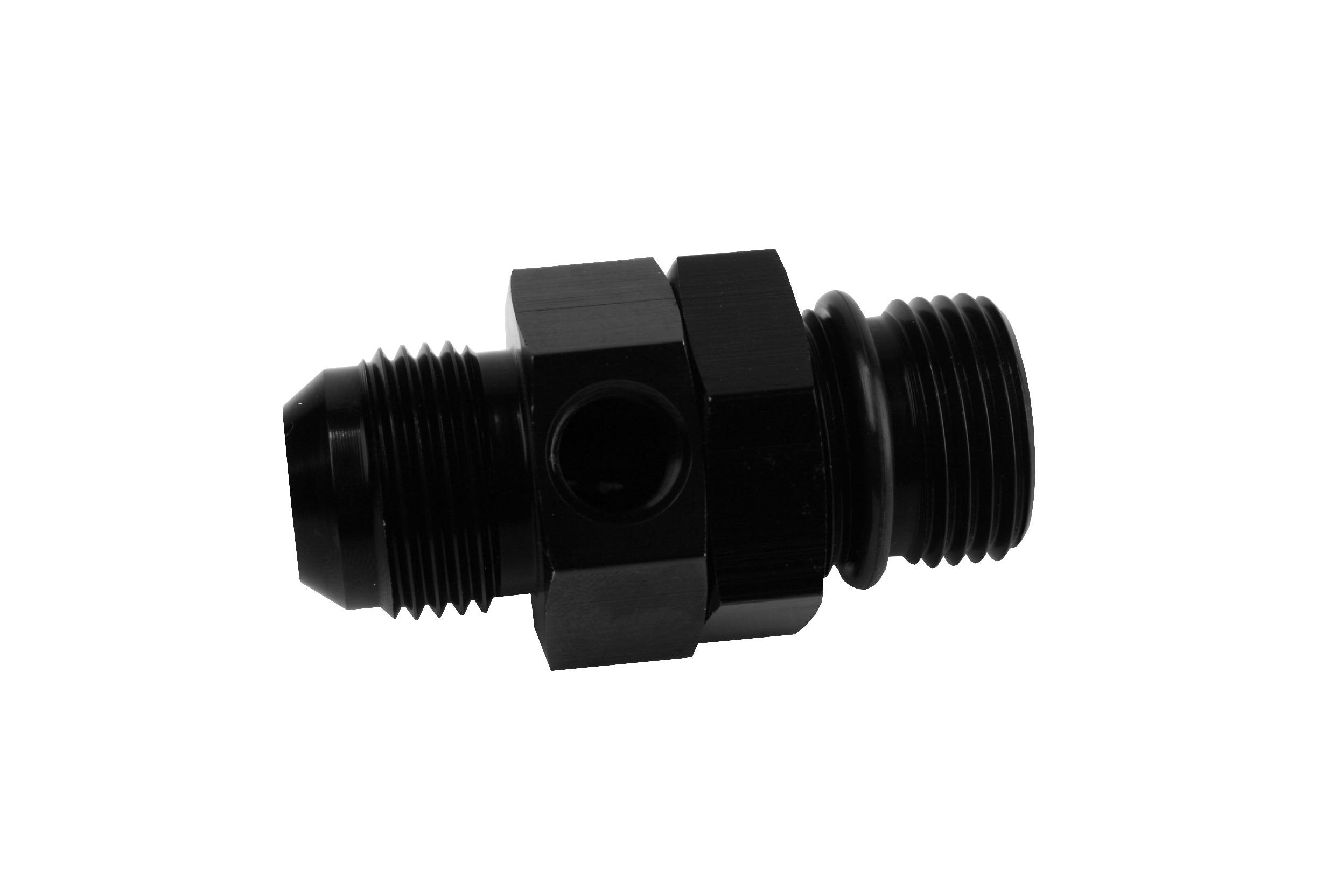 Aeromotive AN-10 Union Fitting with 1/8-NPT Port - Ideal for Fuel Pressure Monitoring!