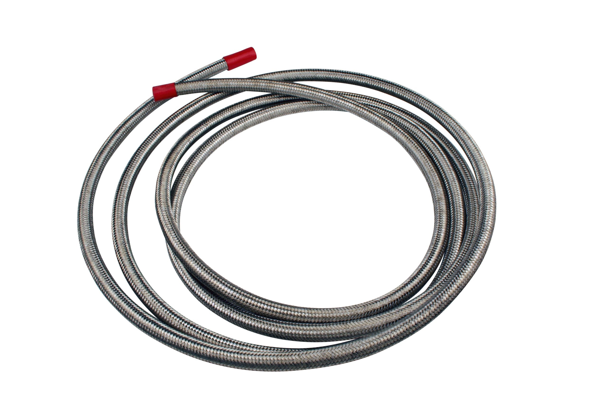 Aeromotive Fuel Hose: Stainless Steel Braided AN-06, 12-Foot Length - Get Yours Now!