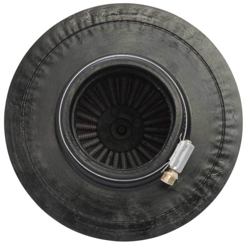 AEM Dryflow Round Tapered Air Filter - Ideal for Racing! 6in Base OD x 5in Top OD x 5.5in H x 2.5in Flange ID