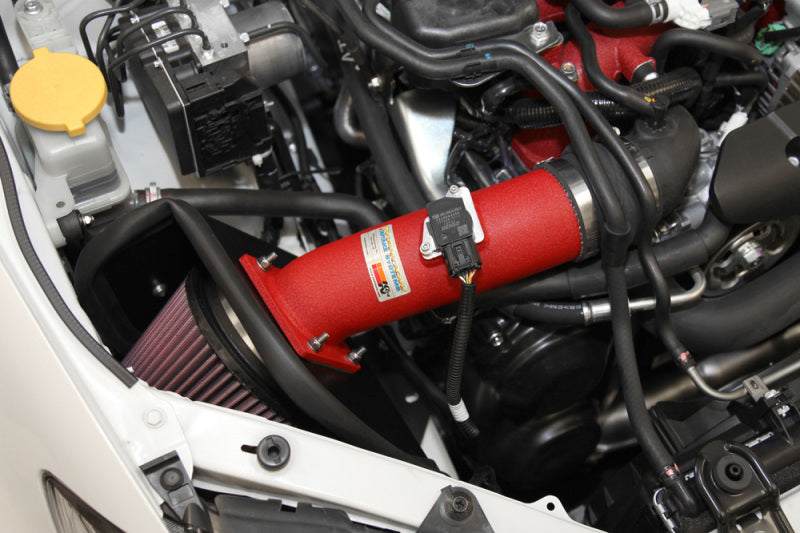 K&N Red Typhoon Short Ram Intake for 2008 - 2014 Subaru Impreza WRX/STI 2.5L