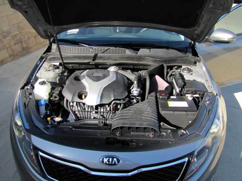 K&N Typhoon Intake for 2011 - 2014 Hyundai Sonata & 2011 - 2014 Kia Optima Turbo Models