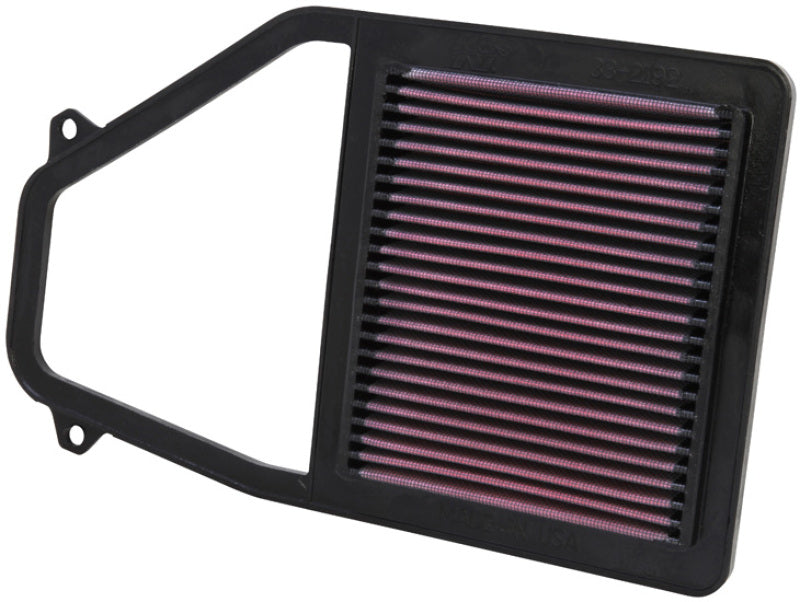 K&N High-Performance Drop-In Air Filter for 2001 - 2005 Honda Civic 1.7L L4