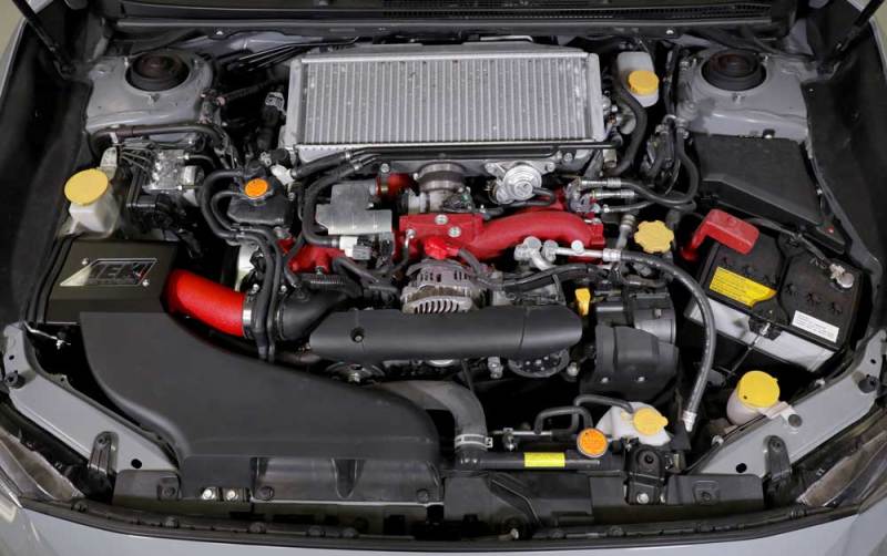 AEM Induction Wrinkle Red Cold Air Intake for 2019 - 2021 Subaru WRX STI 2.5L