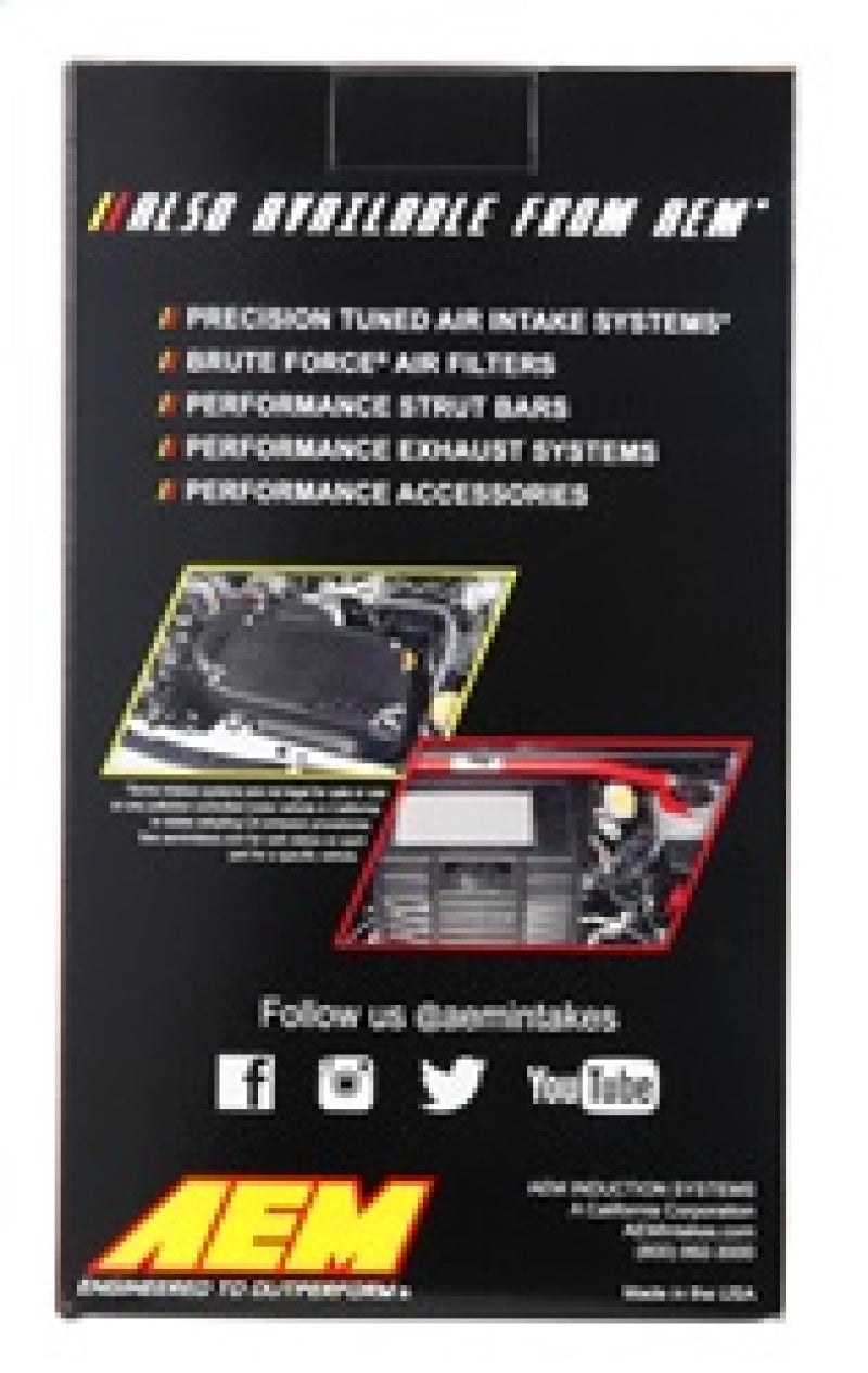 AEM Dryflow Round Tapered Air Filter - Unleash Optimal Performance!