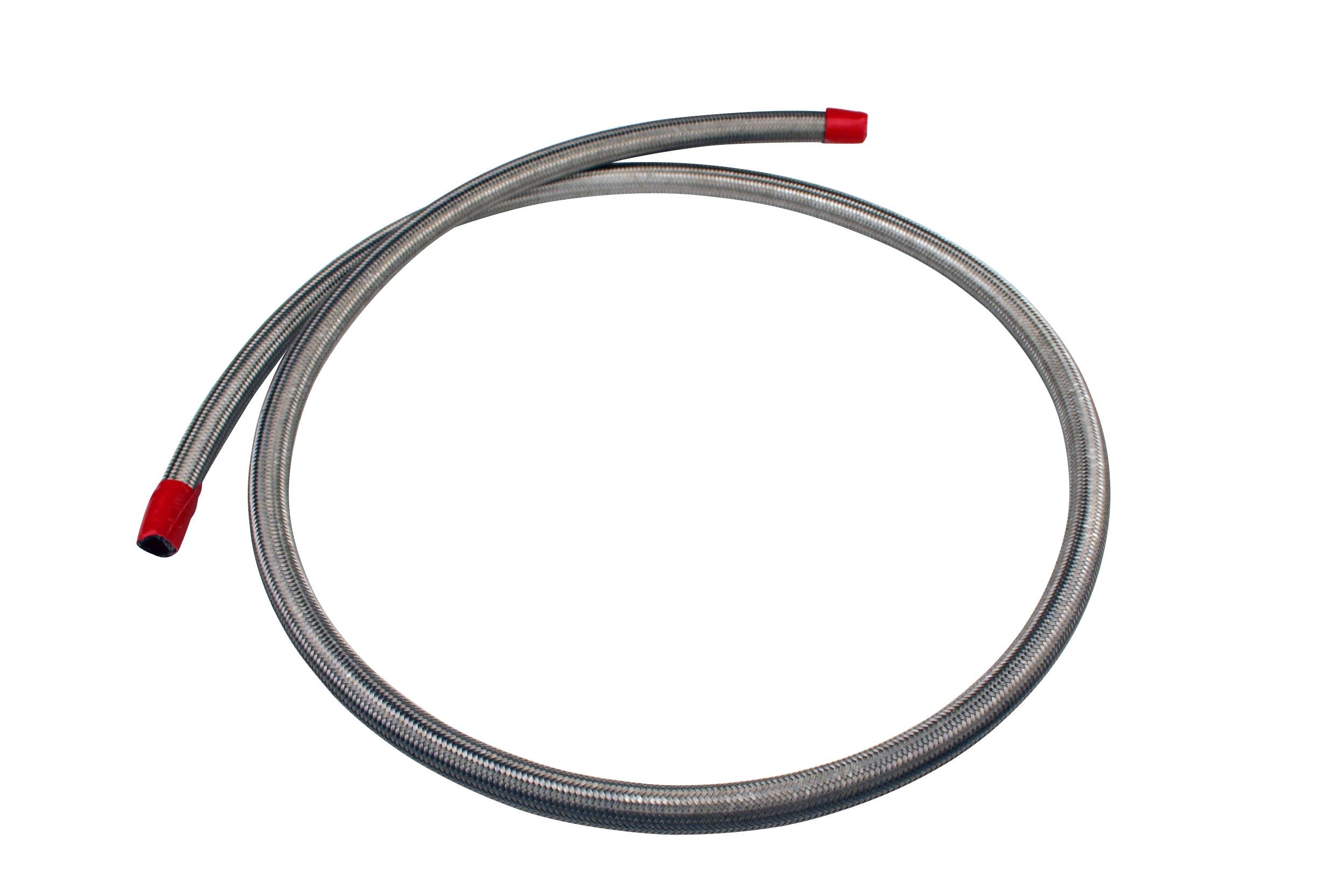 Aeromotive's Stunning 4-Foot Stainless Steel Braided AN-08 Fuel Hose - Get Yours Now!