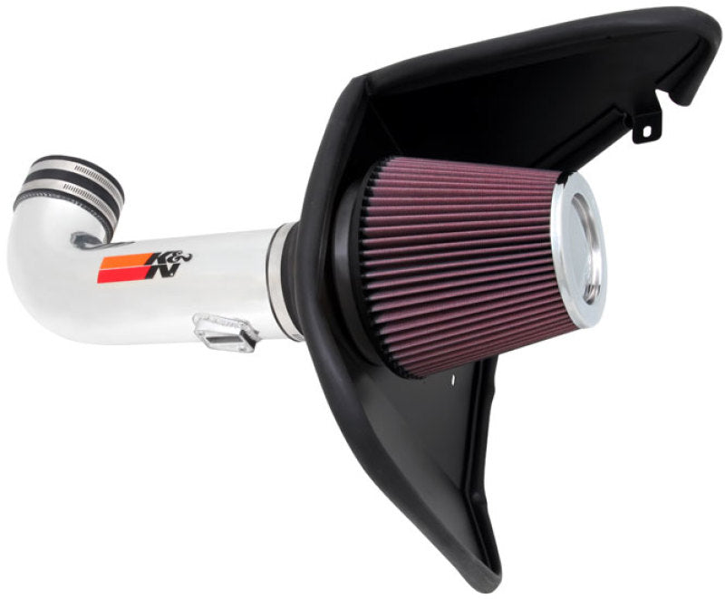 K&N 10 Camaro 6.2L V8 Polished Typhoon Short Ram Intake - Unleash Your Car's Potential!