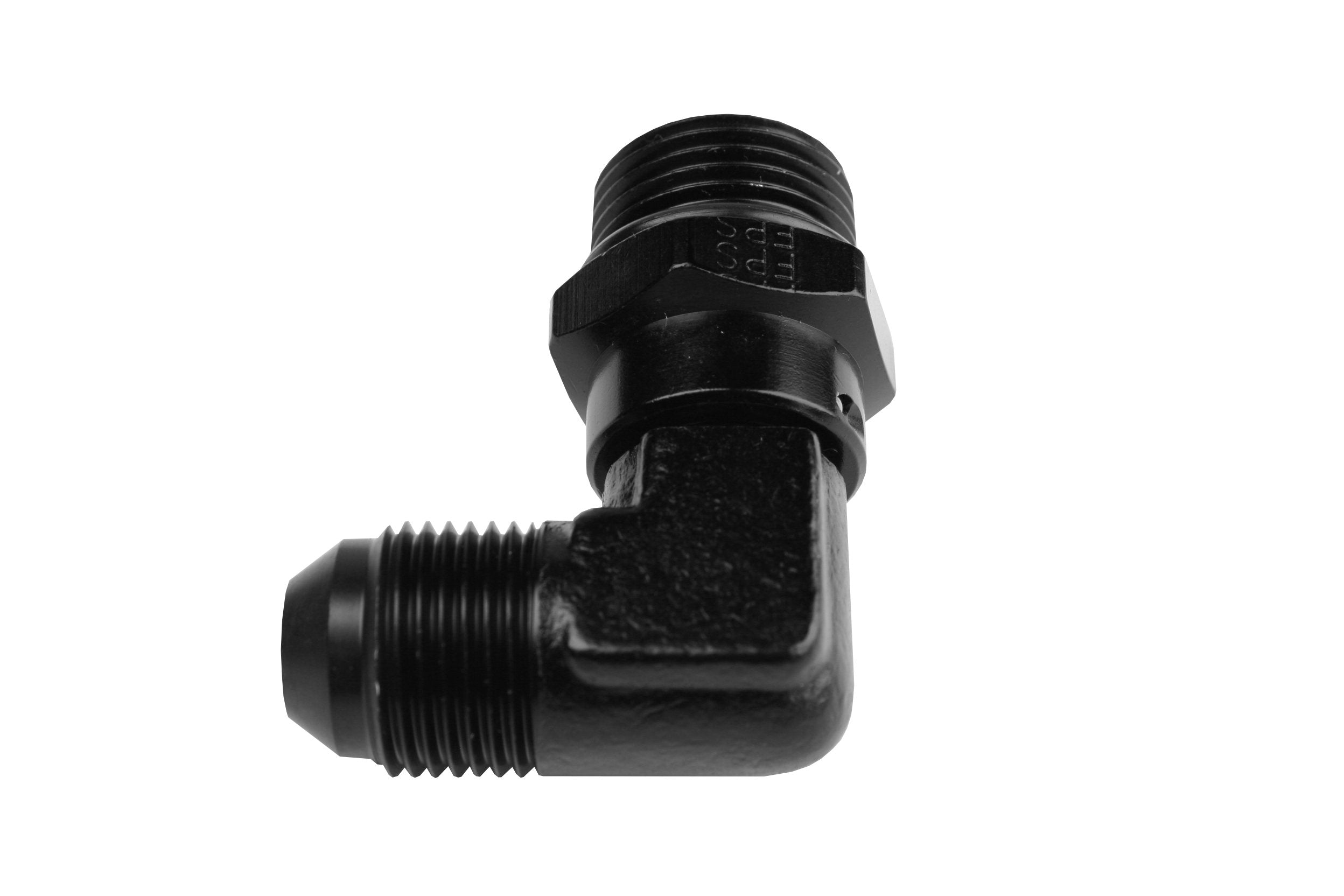 Aeromotive's Stunning 90 - Degree Elbow Fitting: AN - 10 ORB to AN - 08 Flare