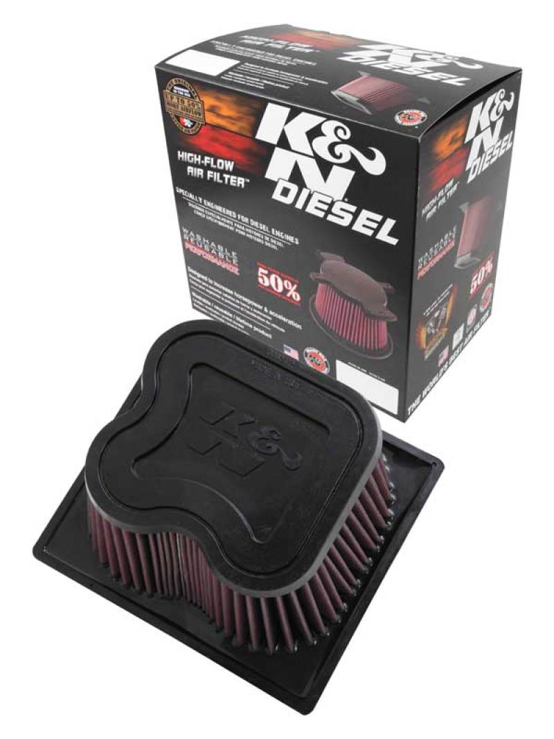 Rev Up Your Dodge! K&N Replacement Air Filter for 2010 - 2012 Ram 2500/3500/4500/5500 6.7L L6 Diesel